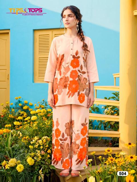 TIPS & TOPS SUMMER BEAUTY Vol 05 Kurti manufacturers in Mumbai