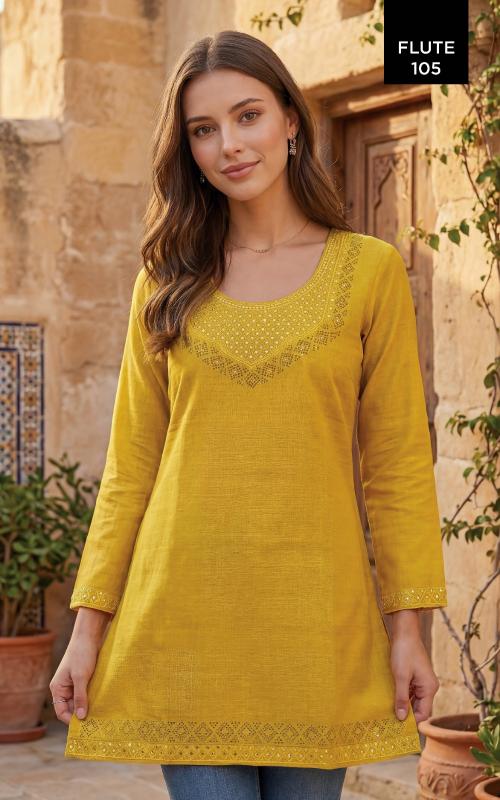 Tunic FLUTE Bulk Kurti Suppliers in Surat