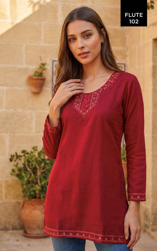 Tunic FLUTE Bulk Kurti Suppliers in Surat