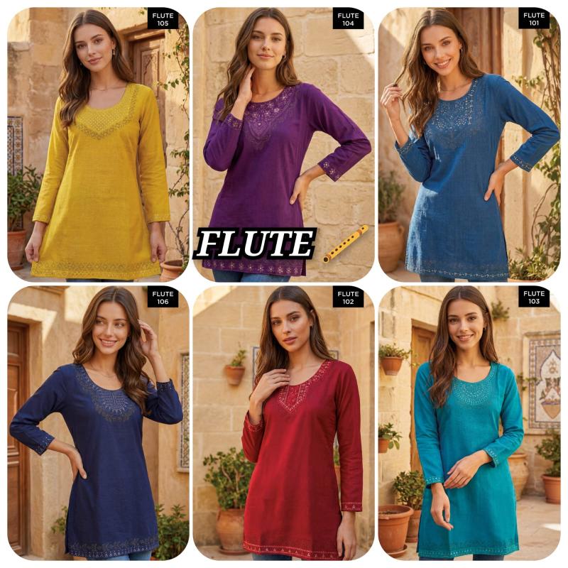 Tunic FLUTE Bulk Kurti Suppliers in Surat