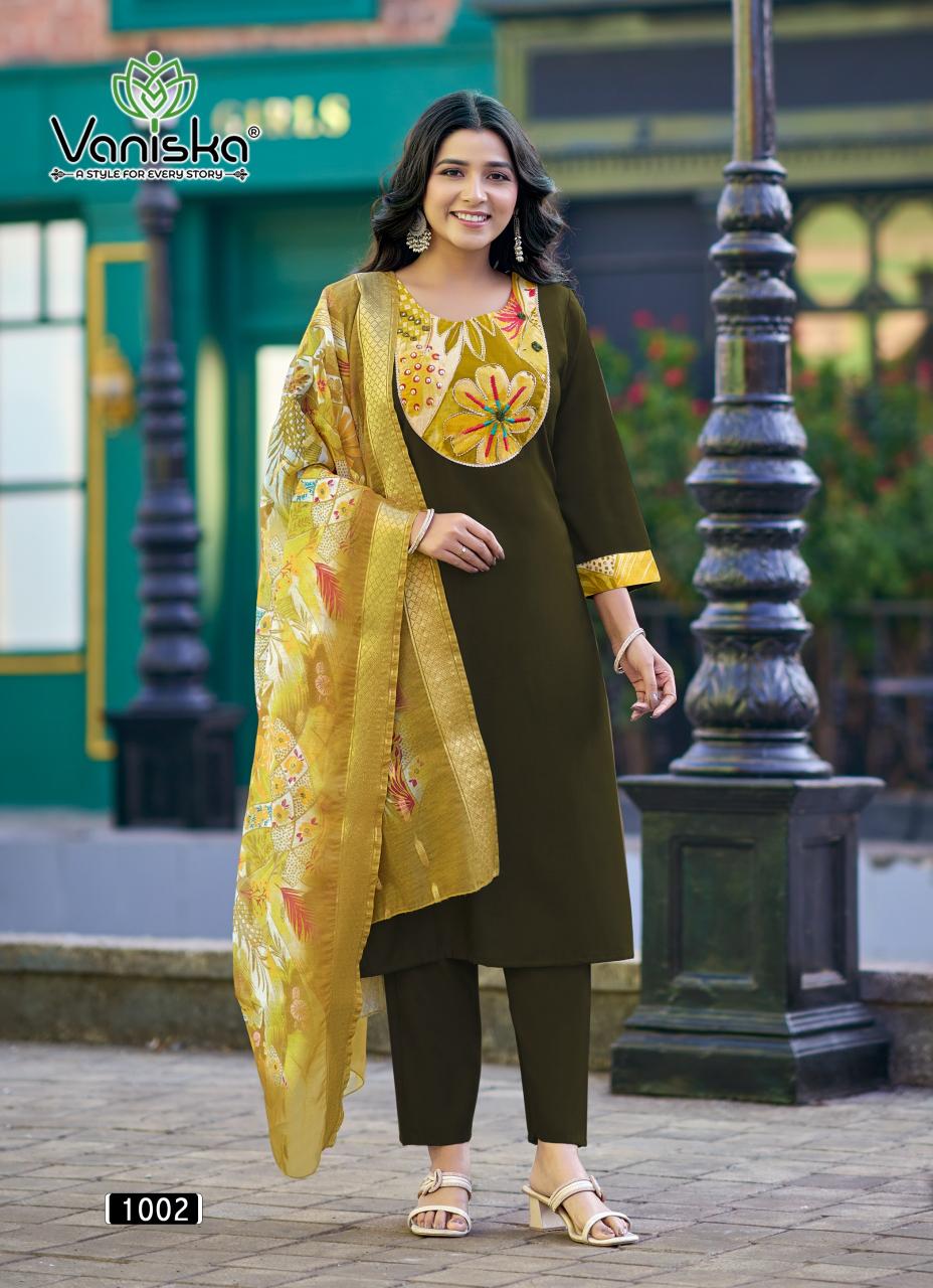 Vaniska Fashion Kasturi vol 1 catalog branded kurtis for wholesale in bangalore