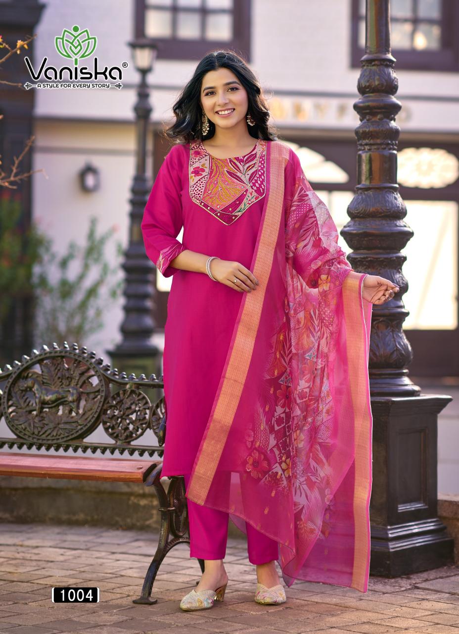 Vaniska Fashion Kasturi vol 1 catalog branded kurtis for wholesale in bangalore