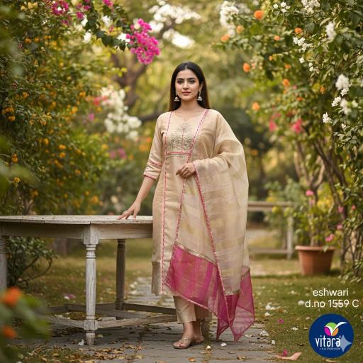 Vitara Eshwari catalog d a kurtis mumbai wholesale
