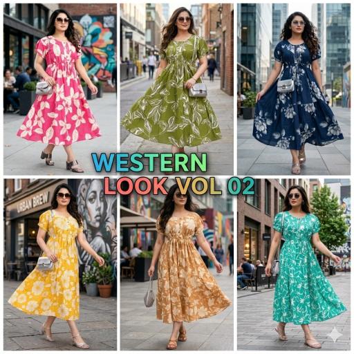 WESTERN LOOK VOL 02 Wholesale kurti manufacturers in Mumbai