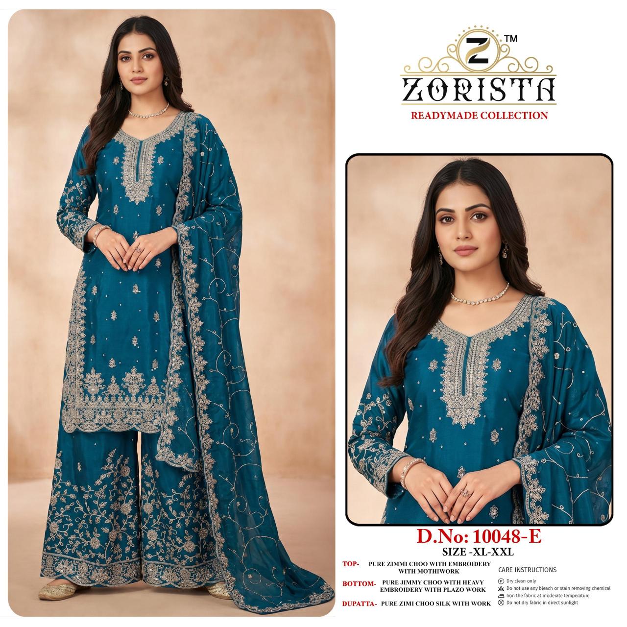 ZORISTA REDAYMADE Do-NO 10048 Wholesale salwar suits in Ahmedabad