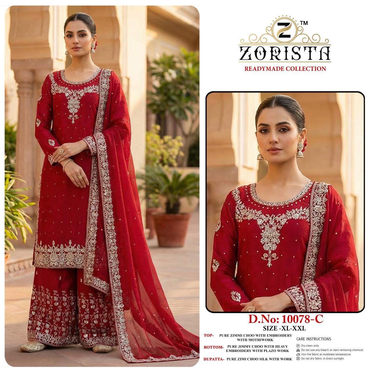 ZORISTA REDAYMADE Do-NO 10078 Wholesale Pakistani salwar kameez in Bangalore