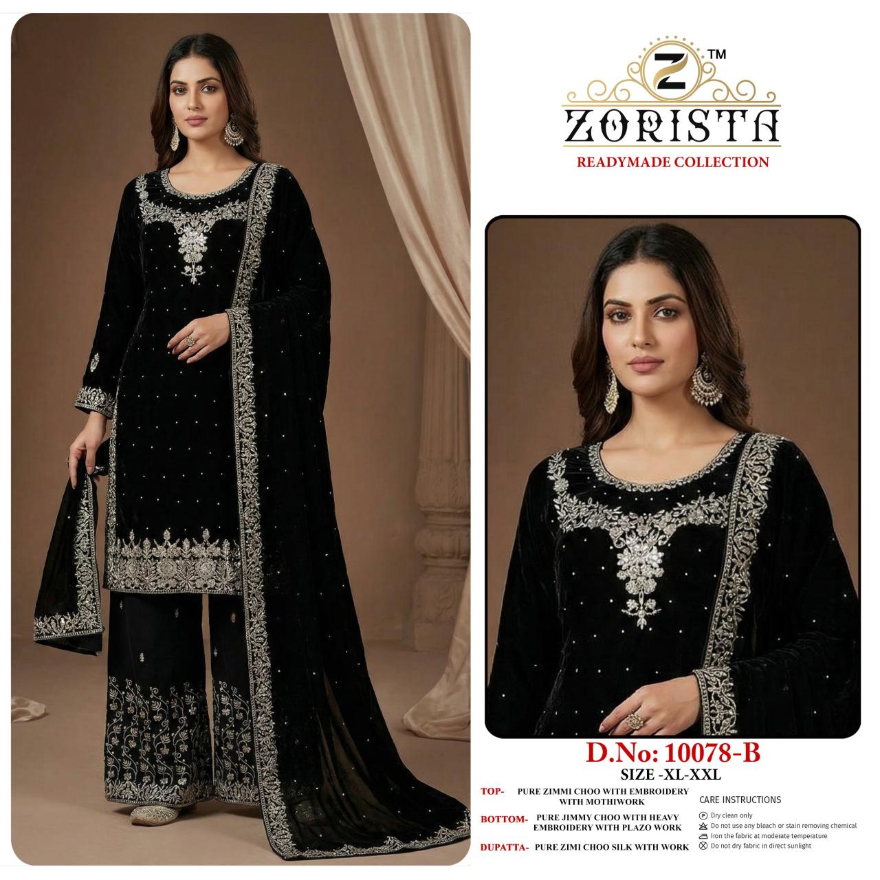 ZORISTA REDAYMADE Do-NO 10078 Wholesale Pakistani salwar kameez in Bangalore