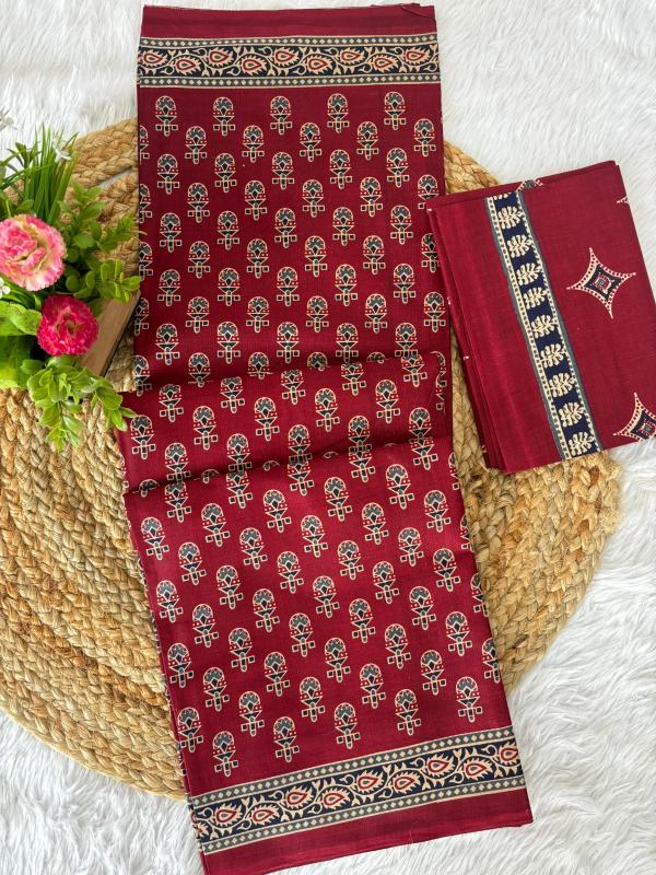 AJARAKH Cotton Designer sarees wholesale