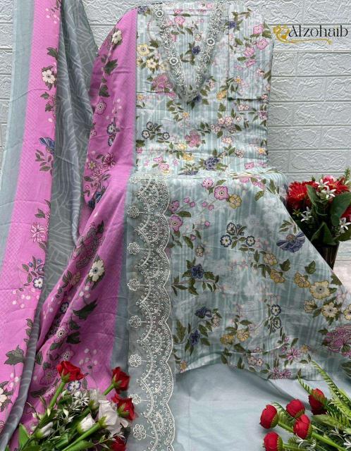 Al Zohaib Ibaris Vol-1 – Pakistani Dress Material - Wholesale Catalog