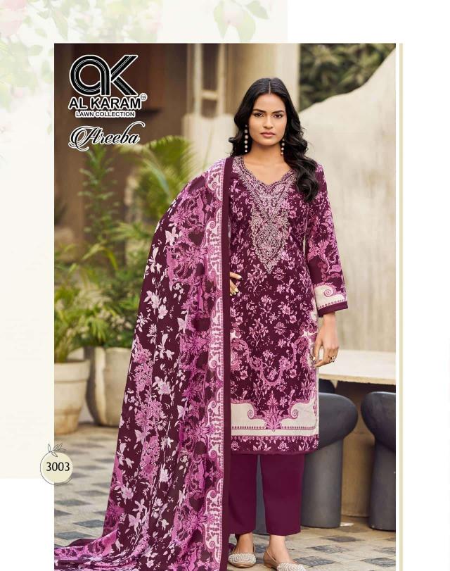 Alkaram Areeba Vol-3 – Pakistani Readymade Kurti Pant With Dupatta - Wholesale Catalog