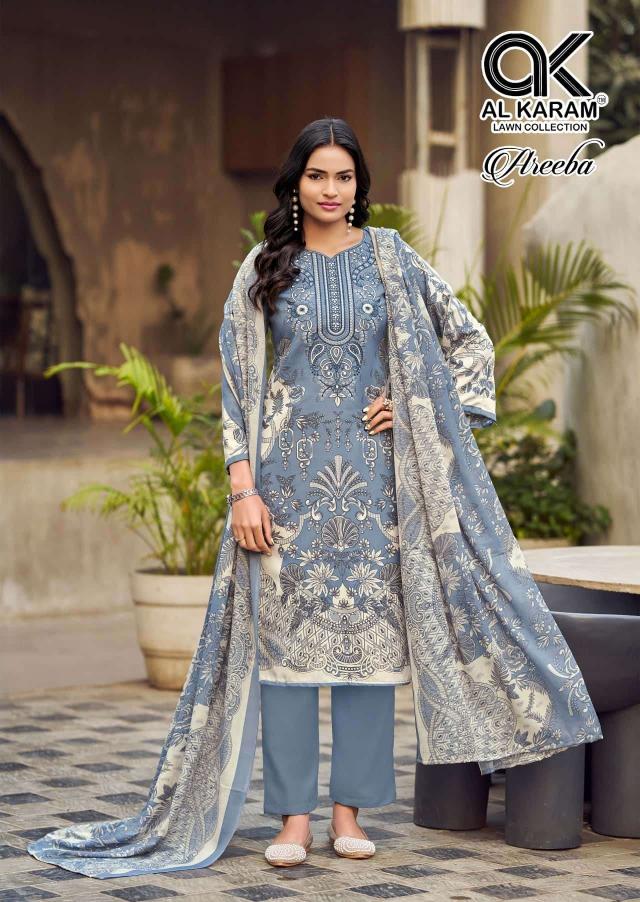 Alkaram Areeba Vol-3 – Pakistani Readymade Kurti Pant With Dupatta - Wholesale Catalog