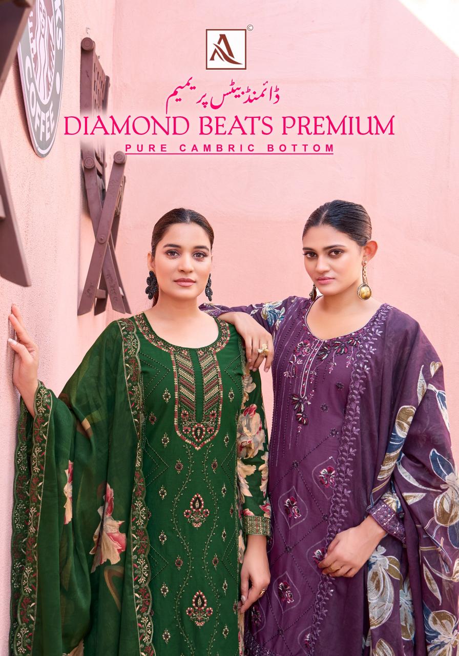 Alok Suit DIAMOND BEATS PREMIUM Salwar suits wholesale Surat