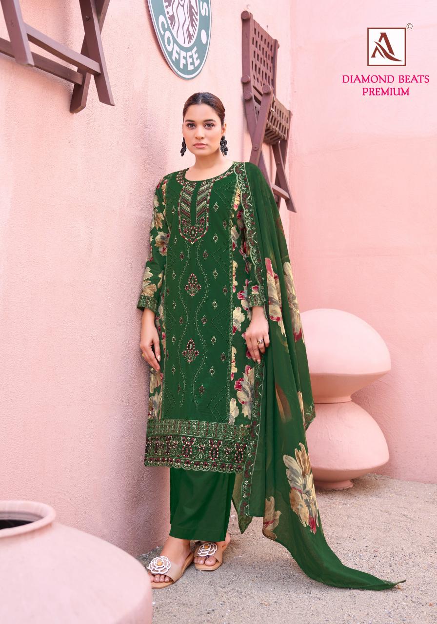 Alok Suit DIAMOND BEATS PREMIUM Salwar suits wholesale Surat