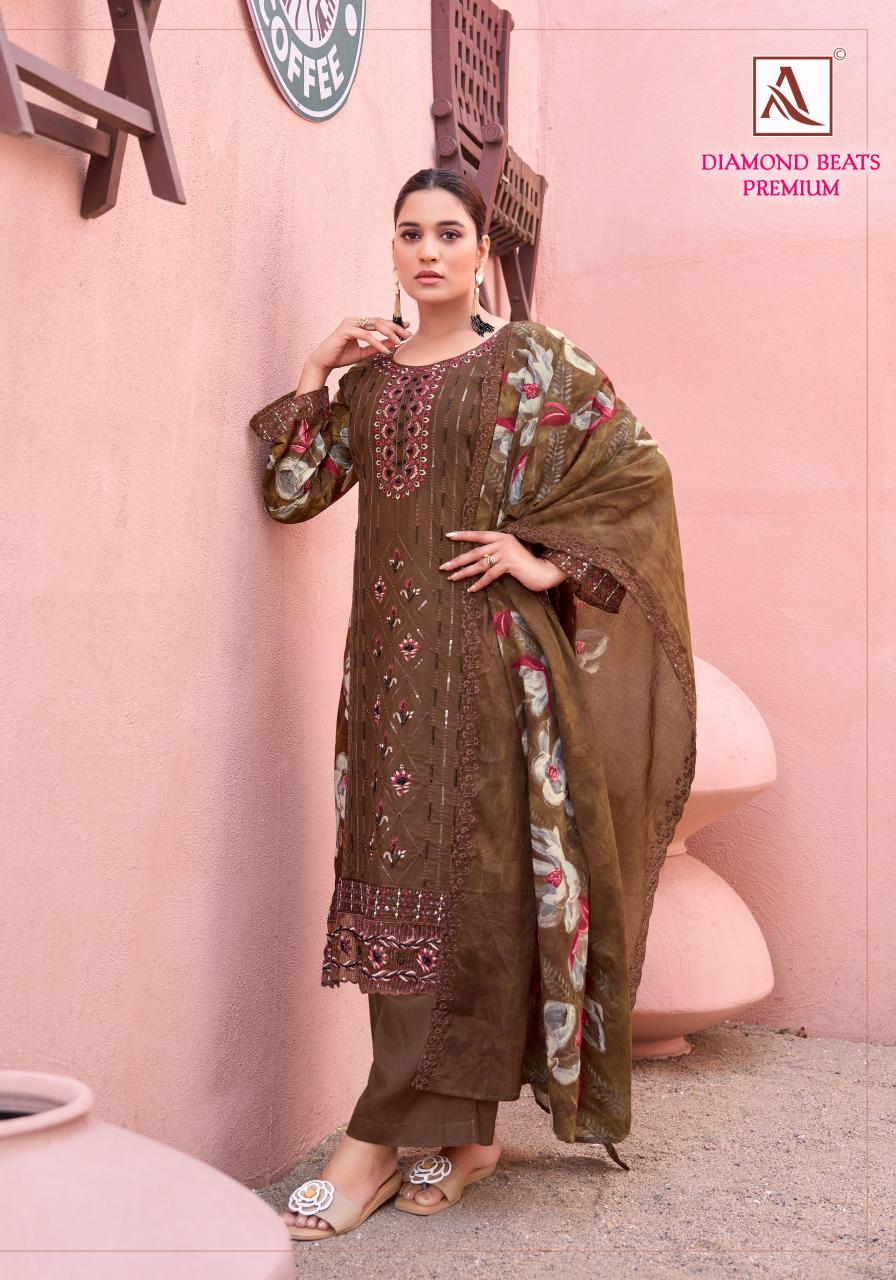Alok Suit DIAMOND BEATS PREMIUM Salwar suits wholesale Surat
