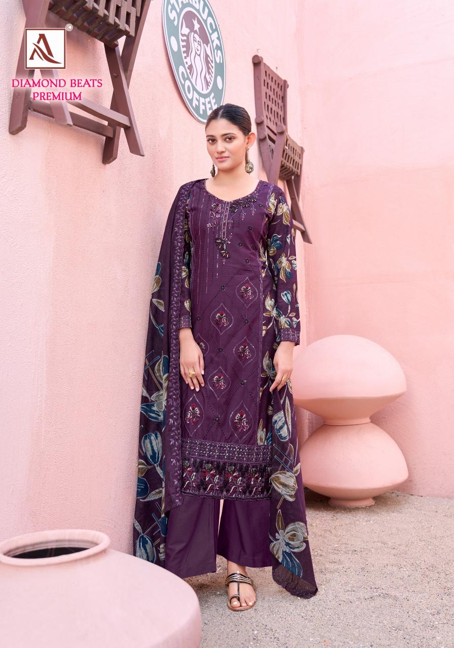 Alok Suit DIAMOND BEATS PREMIUM Salwar suits wholesale Surat