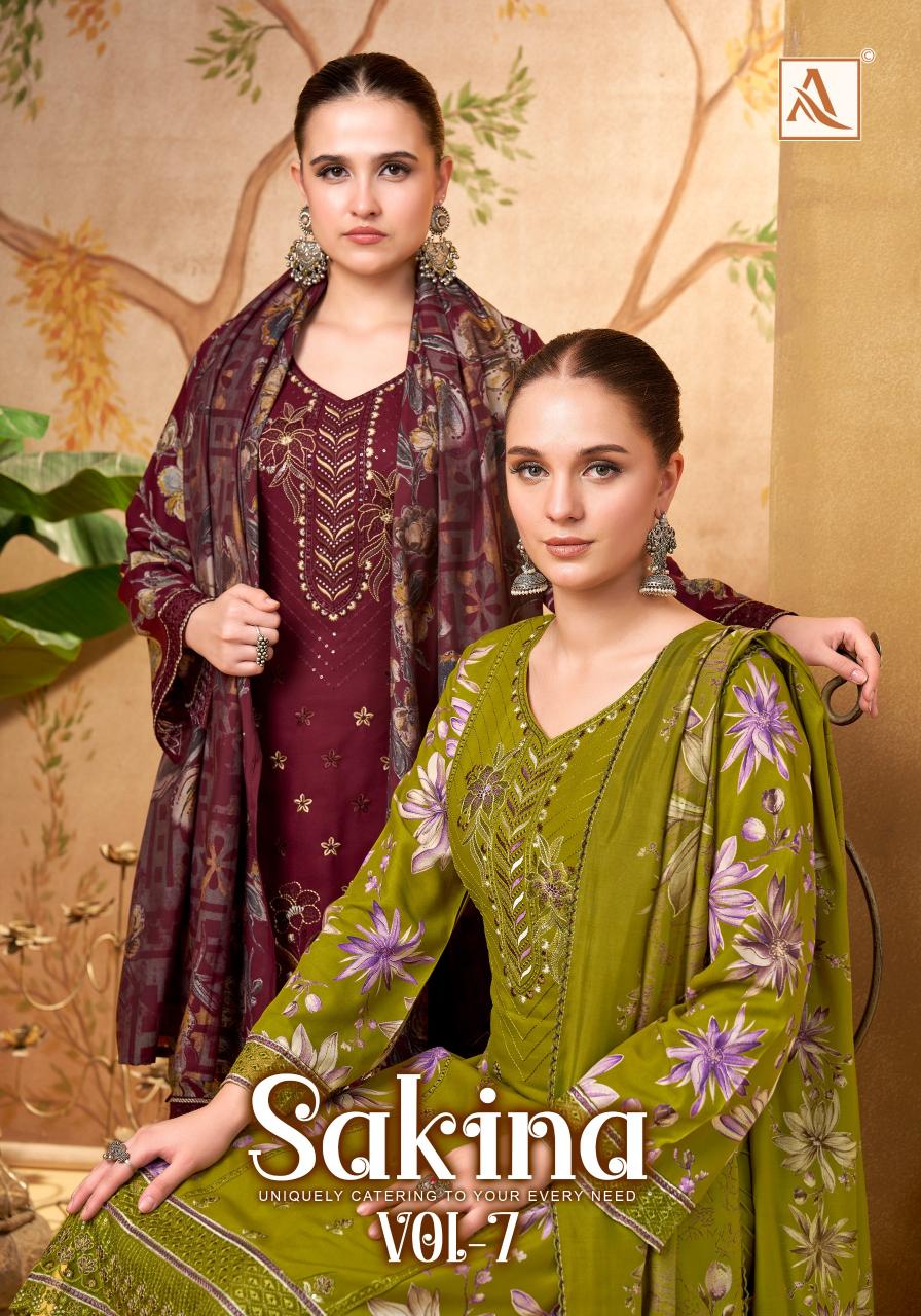  Alok Suit SAKINA-7 Salwar Kameez suppliers in Hyderabad