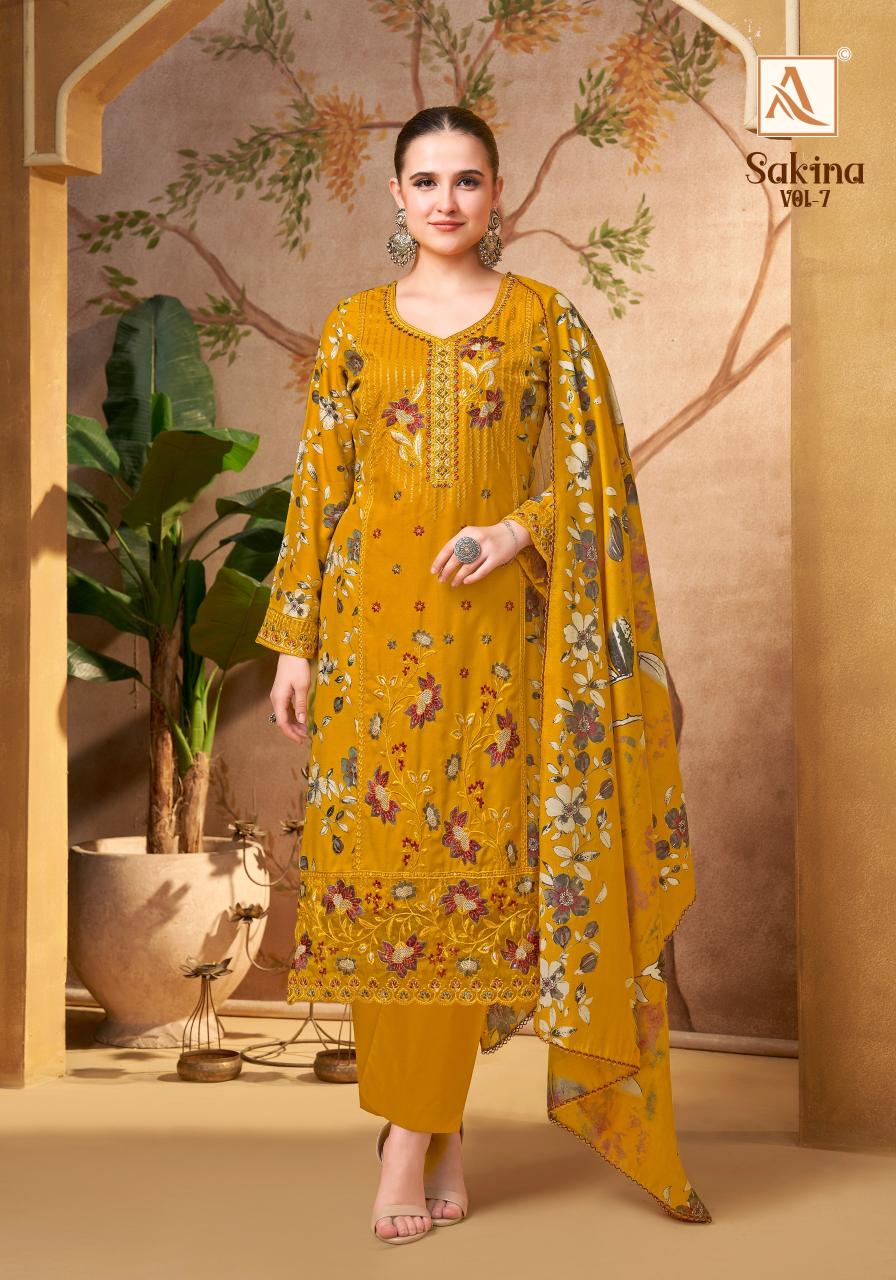  Alok Suit SAKINA-7 Salwar Kameez suppliers in Hyderabad