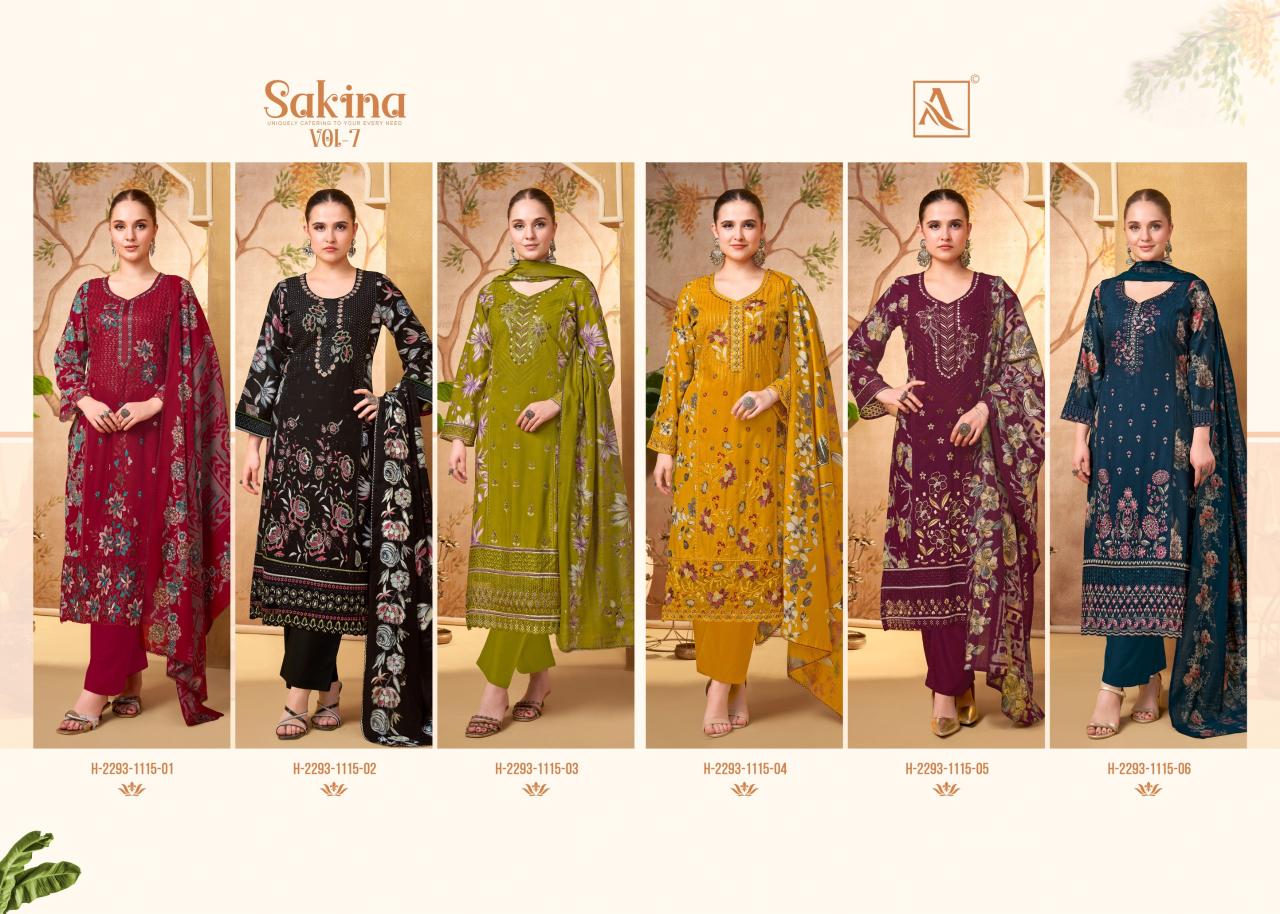  Alok Suit SAKINA-7 Salwar Kameez suppliers in Hyderabad