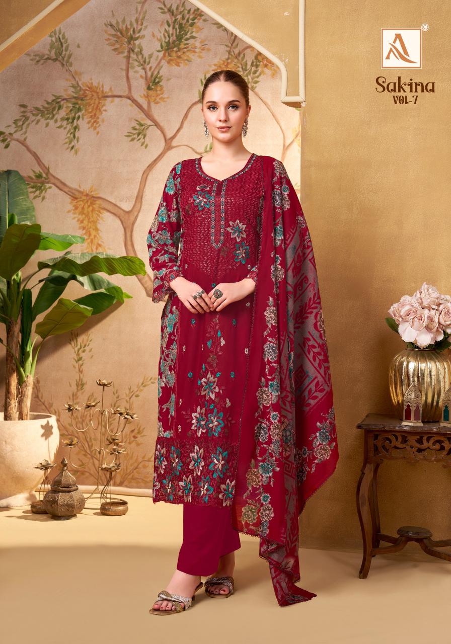  Alok Suit SAKINA-7 Salwar Kameez suppliers in Hyderabad