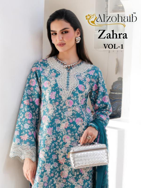 Alzohaib Zahra Vol-1 – Karachi Readymade Kurti Pant With Dupatta - Wholesale Catalog