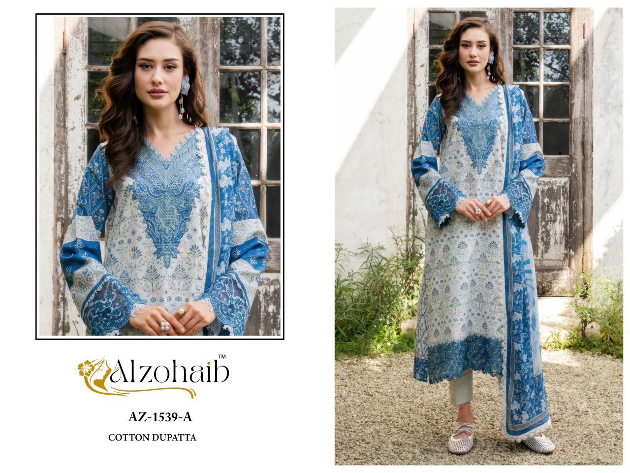 Alzohiab Innaya – Karachi Readymade Kurti Pant With Dupatta - Wholesale Catalog