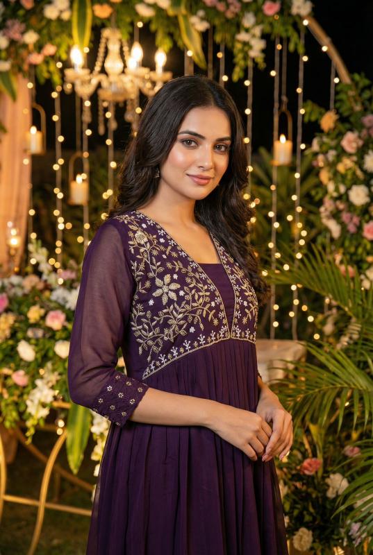 Amayra Georgette Wholesale gown  Manufacturers in Hyderabad