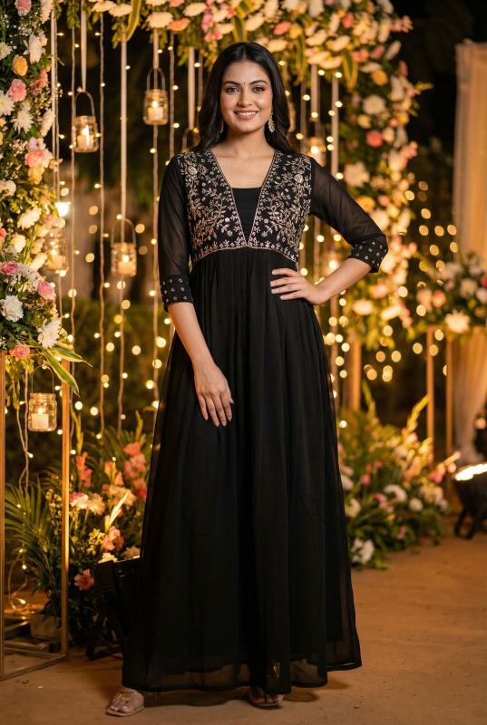 Amayra Georgette Wholesale gown  Manufacturers in Hyderabad