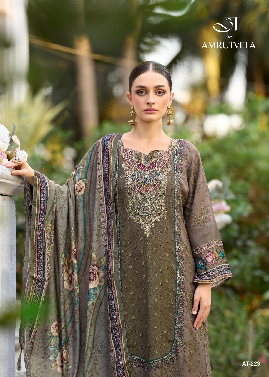 AMRUTVELA AT223 Wholesale salwar suits market in Mumbai