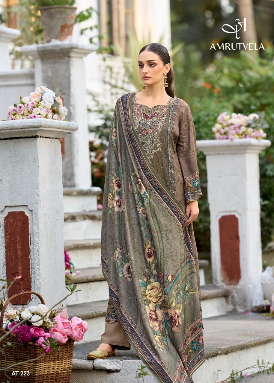 AMRUTVELA AT223 Wholesale salwar suits market in Mumbai