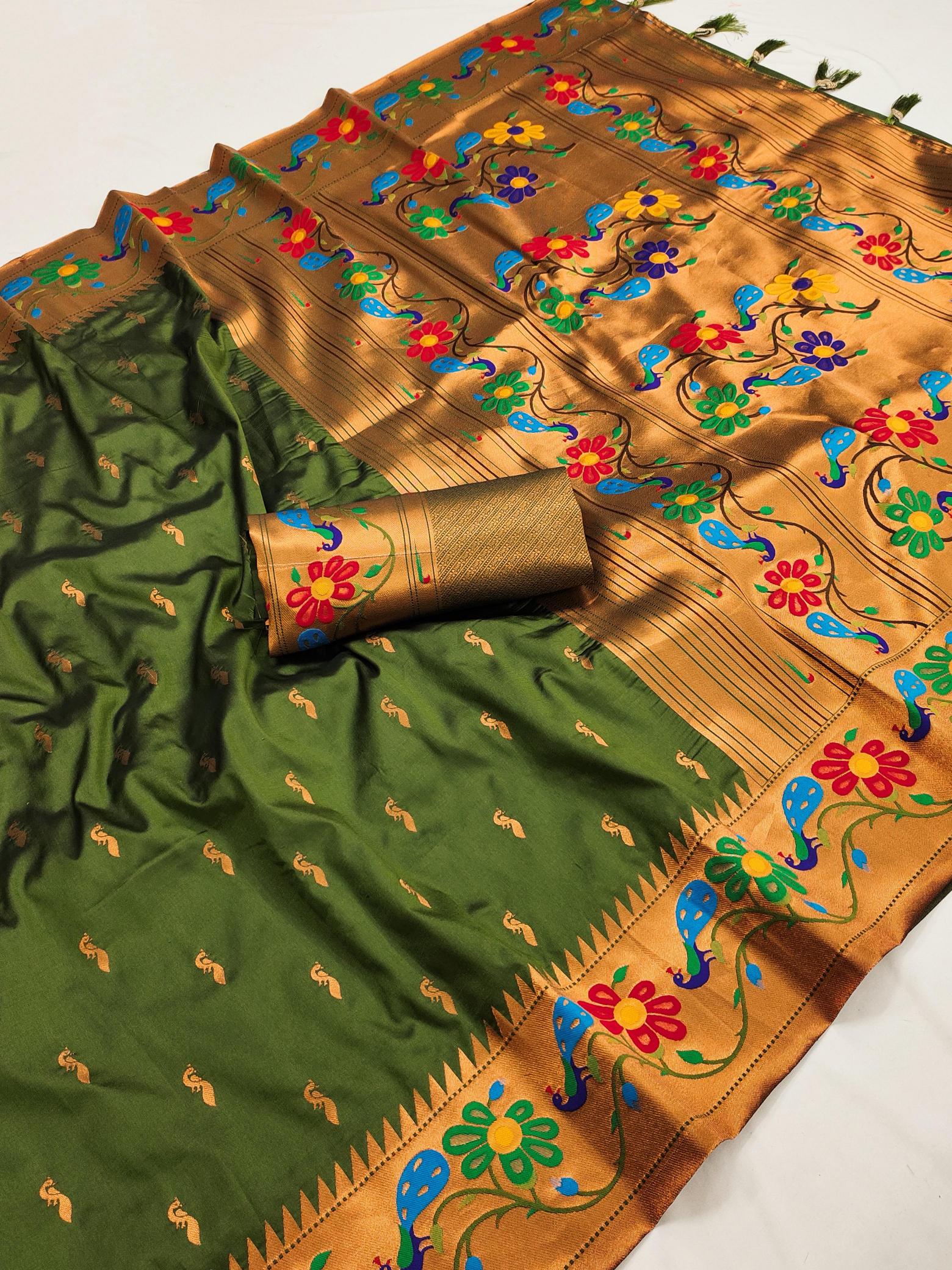 Anuradha Paithani Wholesale saree market