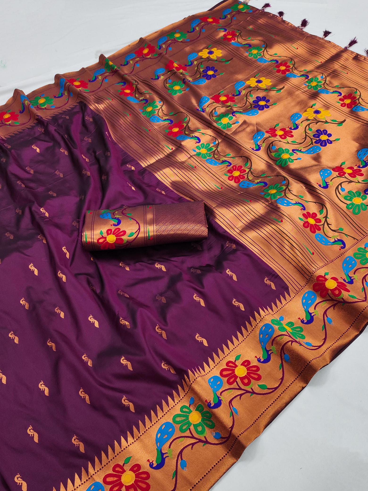 Anuradha Paithani Wholesale saree market