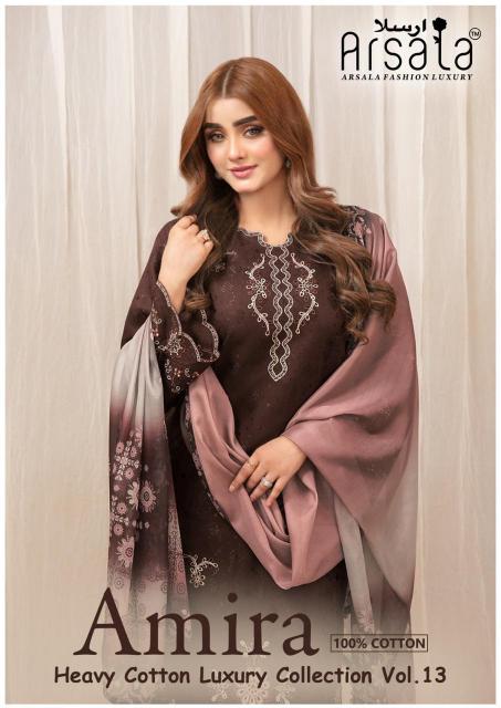 Arsala Amira Vol-13 – Karachi Readymade Kurti Pant With Dupatta - Wholesale Catalog