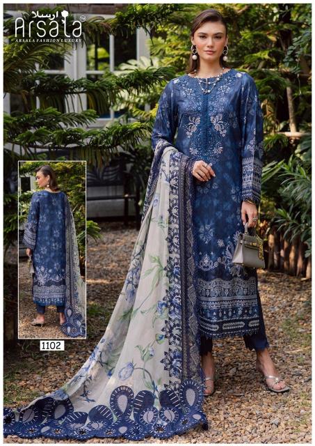 ARSALA FASHION  LUXURY AMIRA HEAVY COTTON LUXURY COLLECTION VOL.11 Salwar suit wholesalers in kolkata