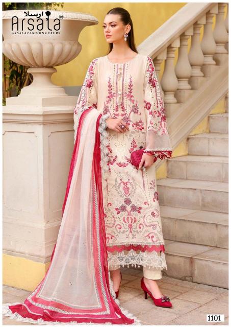 ARSALA FASHION  LUXURY AMIRA HEAVY COTTON LUXURY COLLECTION VOL.11 Salwar suit wholesalers in kolkata