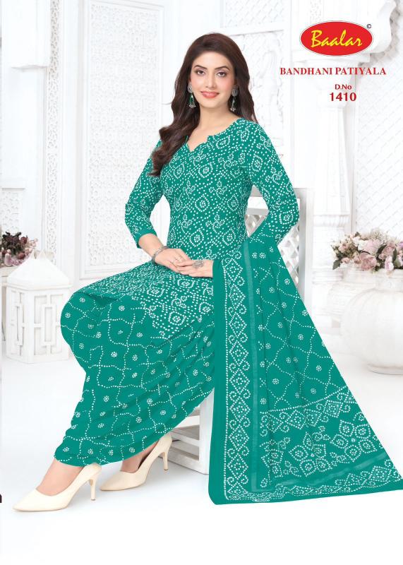 Baalar Bandhani Patiyala Vol-14 – Dress Material - Wholesale Catalog