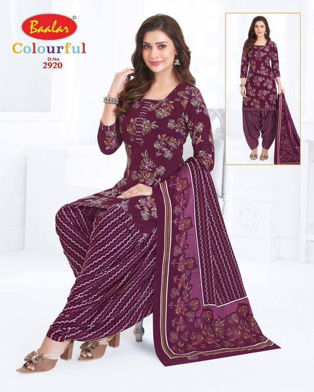 Baalar Colourful Vol-29 – Dress Material - Wholesale Catalog