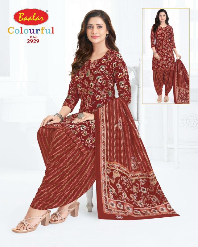 Baalar Colourful Vol-29 – Dress Material - Wholesale Catalog