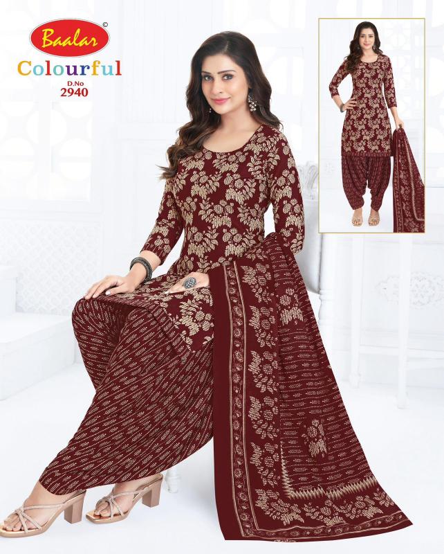 Baalar Colourful Vol-29 – Dress Material - Wholesale Catalog