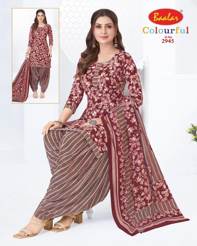 Baalar Colourful Vol-29 – Dress Material - Wholesale Catalog