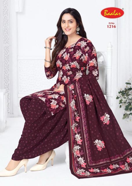 Baalar Cristal Patiyala Vol-12 – Dress Material - Wholesale Catalog