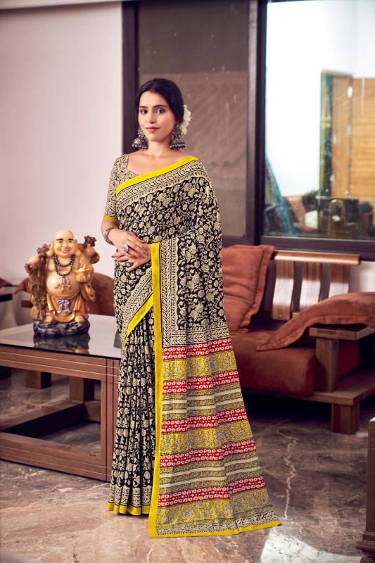 BAGRU MUL COTTON Wholesale saree market prices in Kolkata