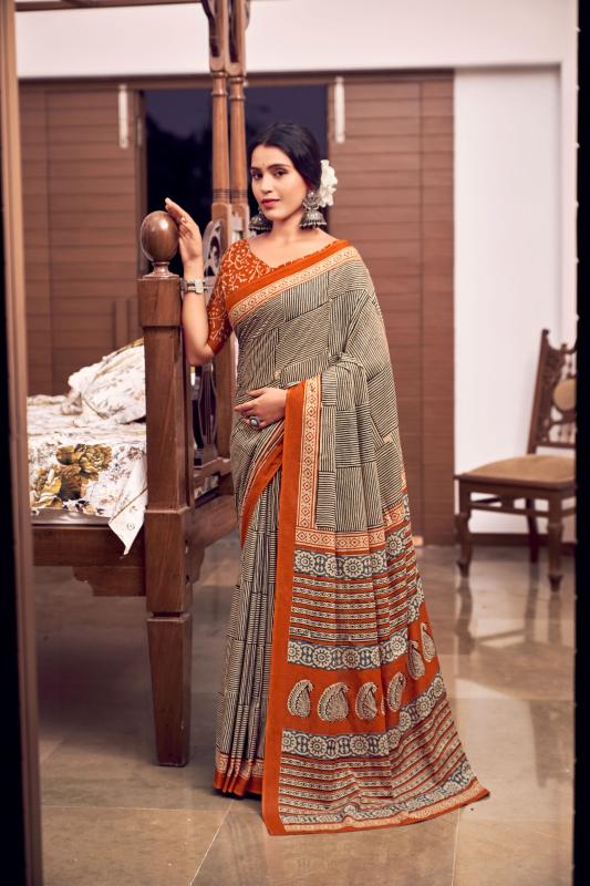 BAGRU MUL COTTON Wholesale saree market prices in Kolkata