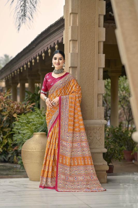 BAGRU MUL COTTON Wholesale saree market prices in Kolkata