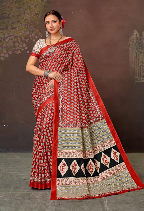 BAGRU MUL COTTON Wholesale saree market prices in Kolkata
