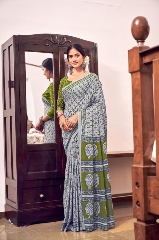 BAGRU MUL COTTON Wholesale saree market prices in Kolkata