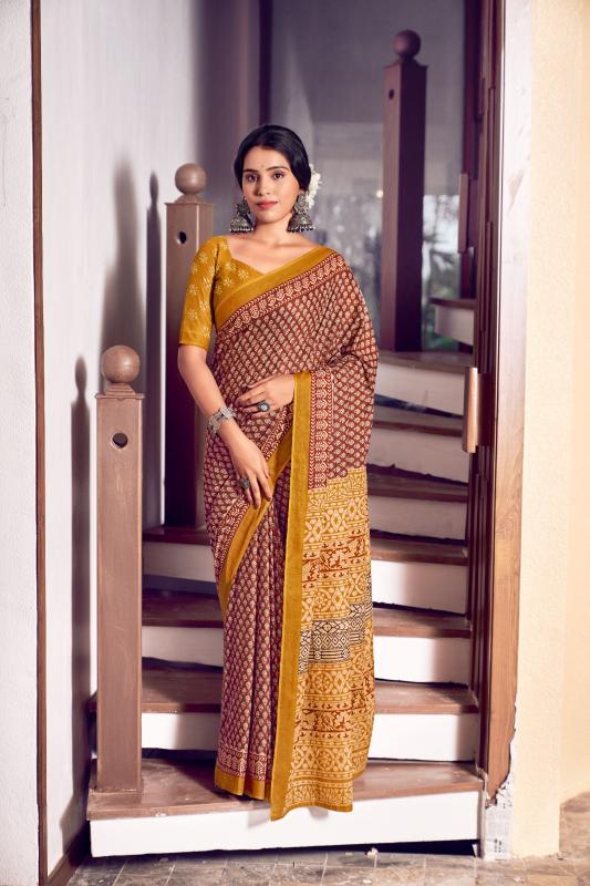 BAGRU MUL COTTON Wholesale saree market prices in Kolkata