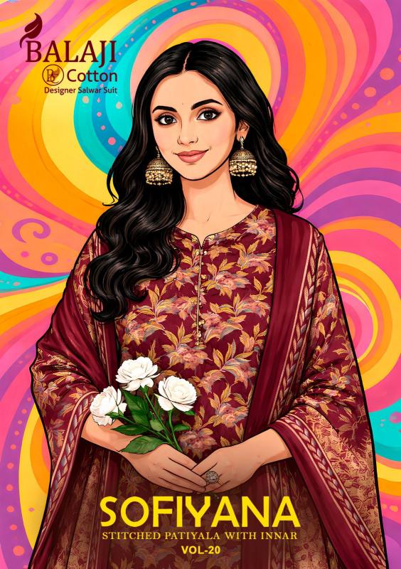BALAJI COTTON SOFIYANA vol 20 Dress materials wholesale market in Kolkata