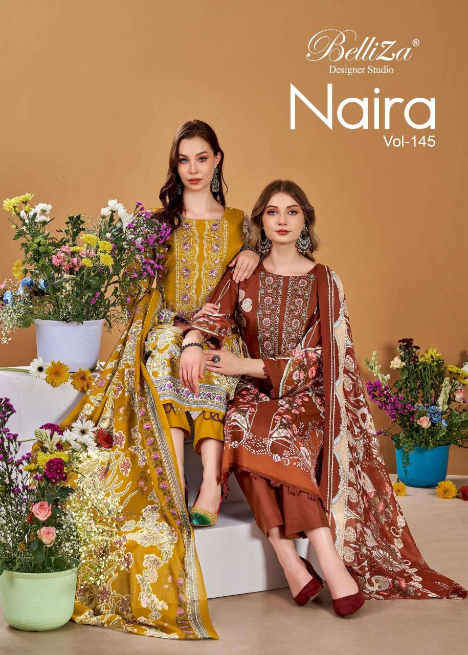 Belliza Naira Vol-145 – Pakistani Readymade Kurti Pant With Dupatta - Wholesale Catalog