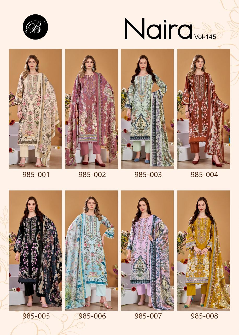 BelliZa NAIRA VOL-145 Wholesale designer salwar kameez Mumbai