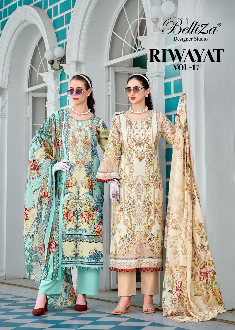 BELLIZA RIWAYAT VOL 17 Wholesale Salwar Kameez Supplier in Hyderabad